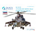 3D Декаль интерьера кабины   Ми-24В НАТО (черные панели) (Звезда)